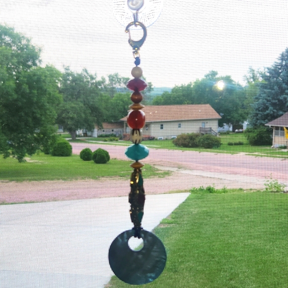 Gift Box Set Of Two Unique Charms/hanging art Pieces In a Tin Angel Box - Picture 5 of 9